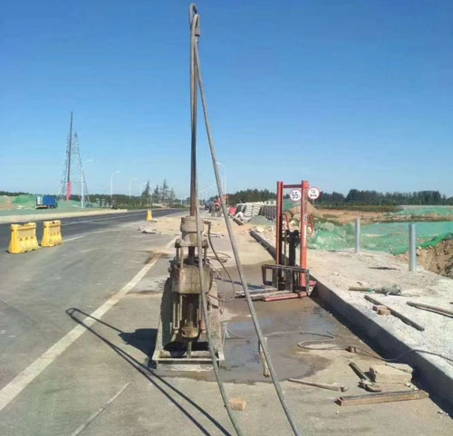 天柱公路高聚物注浆加固