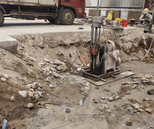 天柱公路下沉压浆